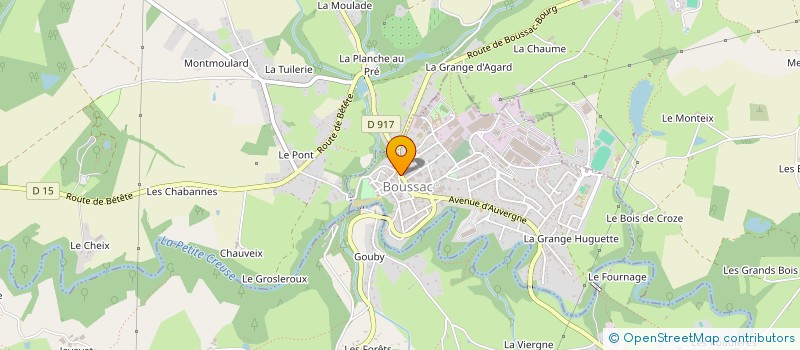 localisation de l'entreprise MONSIEUR ASSIM HAMID HASSAN à BOUSSAC