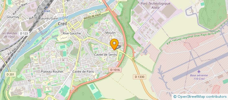 localisation de l'entreprise MONSIEUR ASSIM SAAD  CREIL