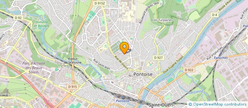 localisation de l'entreprise MONSIEUR ASSO OUABARI  PONTOISE