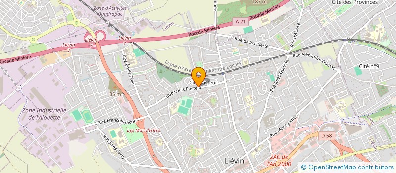 localisation de l'entreprise MONSIEUR ASSOKO GROBRI à LIEVIN