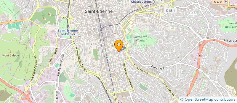 localisation de l'entreprise MONSIEUR ASSOUAD GUELALTA à SAINT-ETIENNE