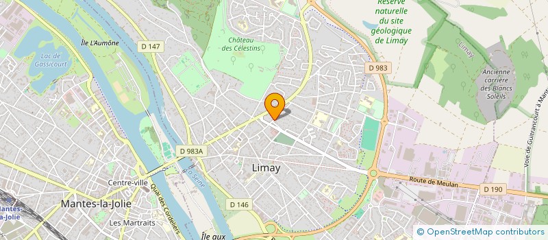 localisation de l'entreprise MONSIEUR ASSOUKROU POUPOINT à LIMAY