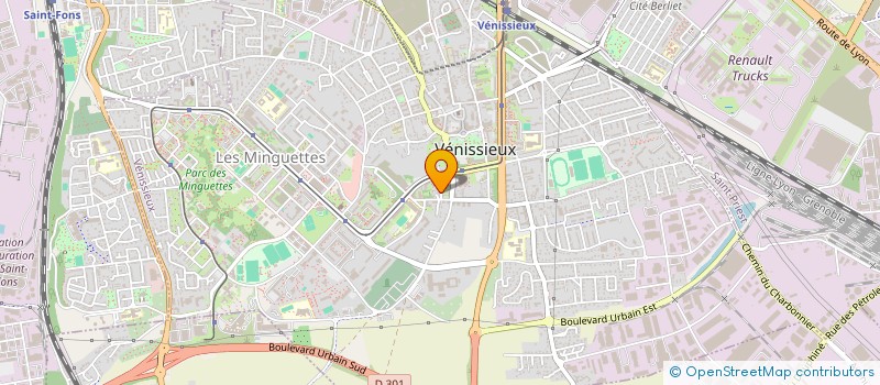 localisation de l'entreprise MONSIEUR ASSOUMANI MSOILI  VENISSIEUX