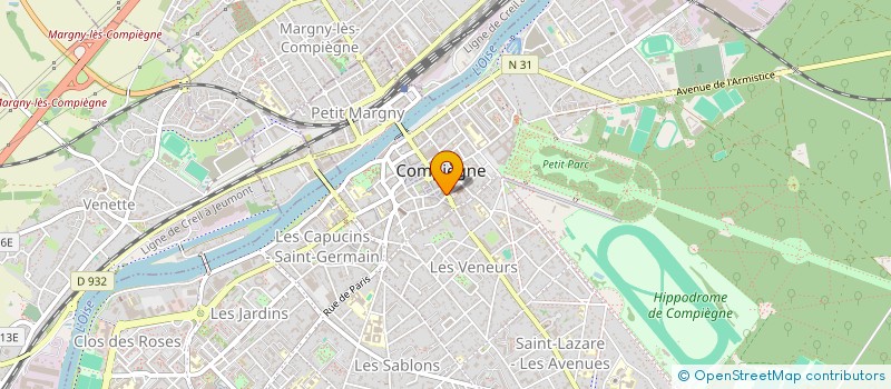 localisation de l'entreprise MONSIEUR ASSOUMOU KABRAN à COMPIEGNE