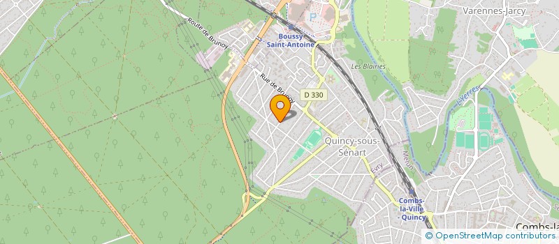 localisation de l'entreprise MONSIEUR ASSY BEDA à QUINCY-SOUS-SENART