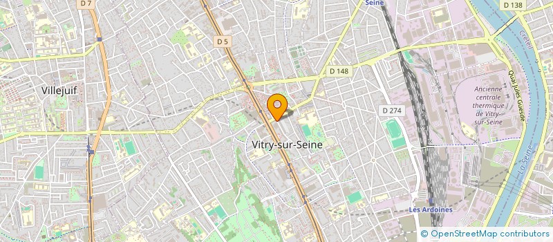 localisation de l'entreprise MONSIEUR ASSY BONI à VITRY-SUR-SEINE