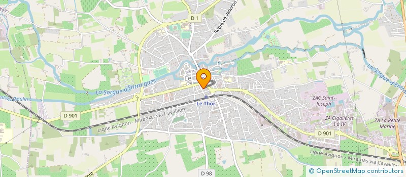 localisation de l'entreprise MONSIEUR ASTHON BONET  LE THOR