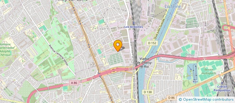 localisation de l'entreprise MONSIEUR ASTRANDO PEREZ SANCHEZ  VITRY-SUR-SEINE