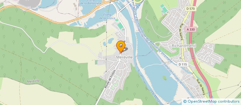 localisation de l'entreprise MONSIEUR ASTRID POMEGRE  MEREVILLE