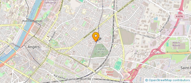 localisation de l'entreprise MONSIEUR ASTRIT ELEZI à ANGERS