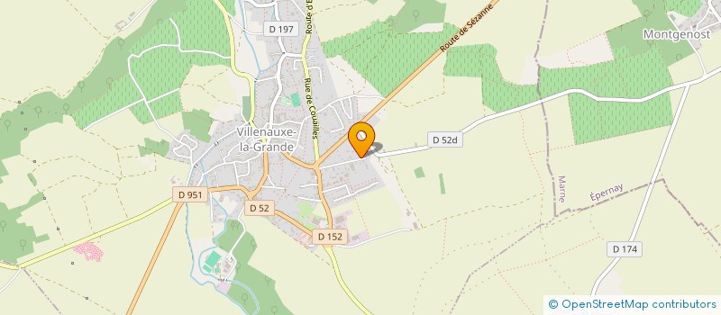 localisation de l'entreprise MONSIEUR ASUAAD LINA  VILLENAUXE-LA-GRANDE