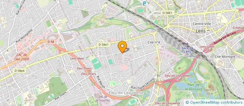 localisation de l'entreprise MONSIEUR ASWAD GOURMATE  LENS