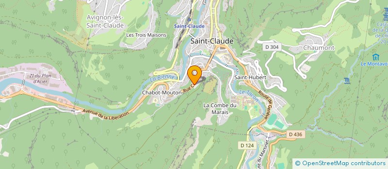 localisation de l'entreprise MONSIEUR ATACAN SENOL à SAINT-CLAUDE