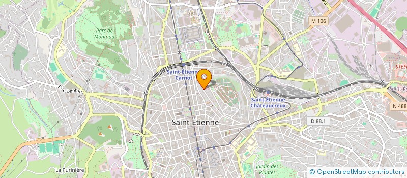 localisation de l'entreprise MONSIEUR ATAKAN YILMAZ  SAINT-ETIENNE