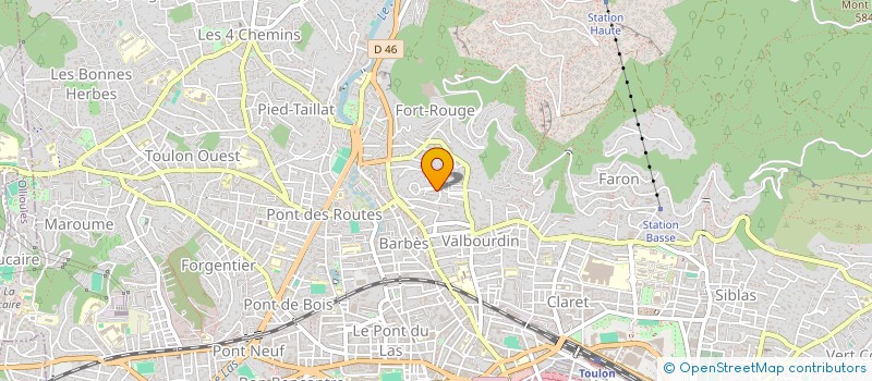 localisation de l'entreprise MONSIEUR ATAKLTI GERESUS WELDEYOHANNES  TOULON