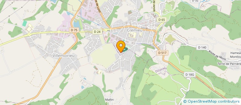 localisation de l'entreprise MONSIEUR ATALAY SAYAN  CREMIEU