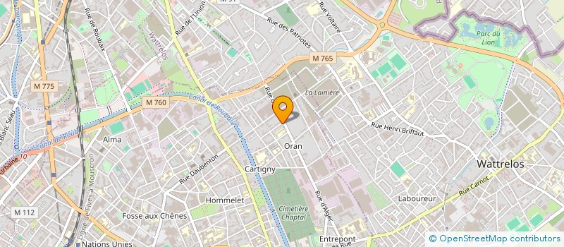 localisation de l'entreprise MONSIEUR ATALAY TOP  ROUBAIX