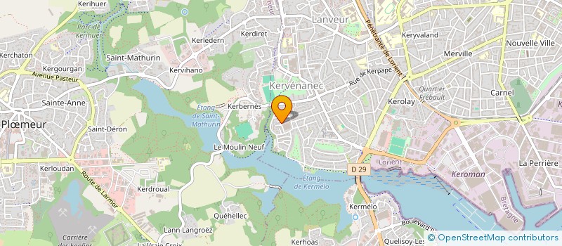 localisation de l'entreprise MONSIEUR ATALLAH HARB  LORIENT