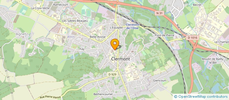 localisation de l'entreprise MONSIEUR ATAM RASHO à CLERMONT