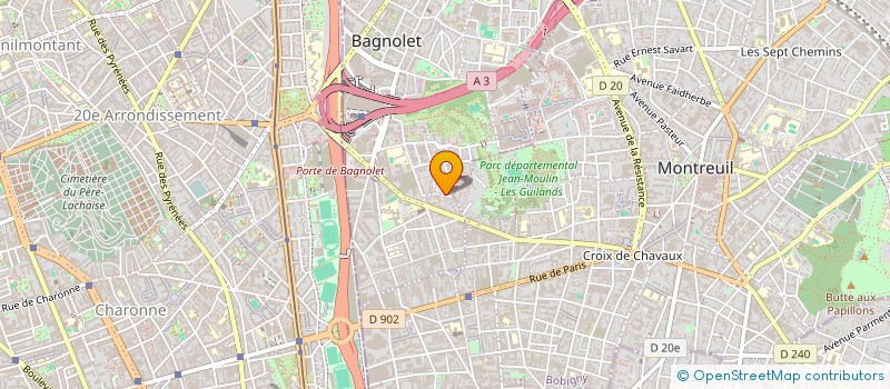 localisation de l'entreprise MONSIEUR ATANAS PALAZOV à BAGNOLET