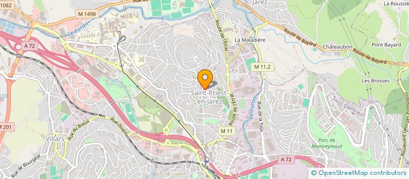 localisation de l'entreprise MONSIEUR ATAOULLAH RIAZI  SAINT-PRIEST-EN-JAREZ