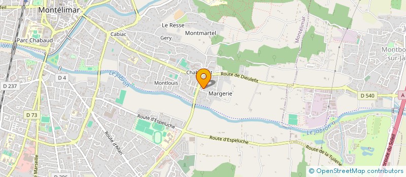 localisation de l'entreprise MONSIEUR ATAULLAH AHMADZAI  MONTELIMAR