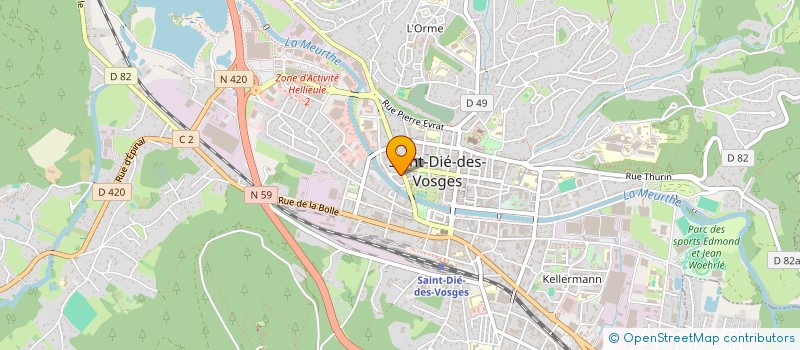 localisation de l'entreprise MONSIEUR ATAULLAH ARABZAI  SAINT-DIE-DES-VOSGES