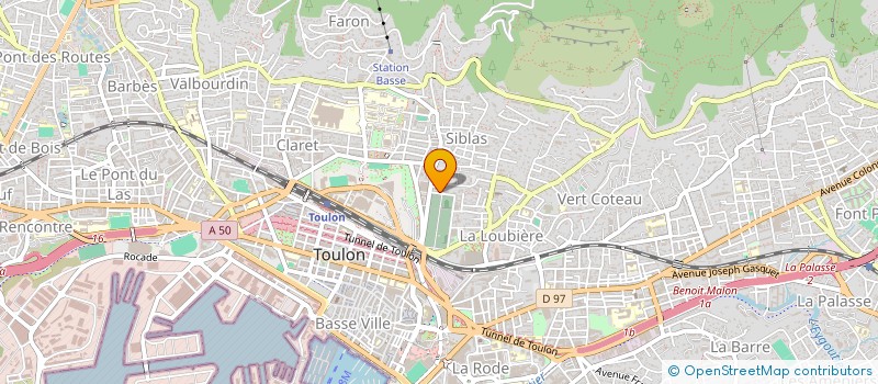 localisation de l'entreprise MONSIEUR ATAULLAH SAHAK  TOULON