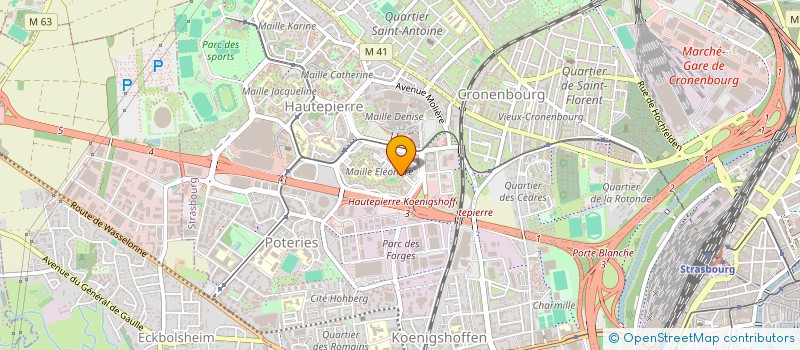 localisation de l'entreprise MONSIEUR ATAY GUNER à STRASBOURG