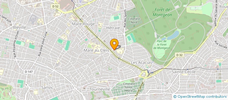 localisation de l'entreprise MONSIEUR ATCHO ALBERT GNAMBA  LE HAVRE