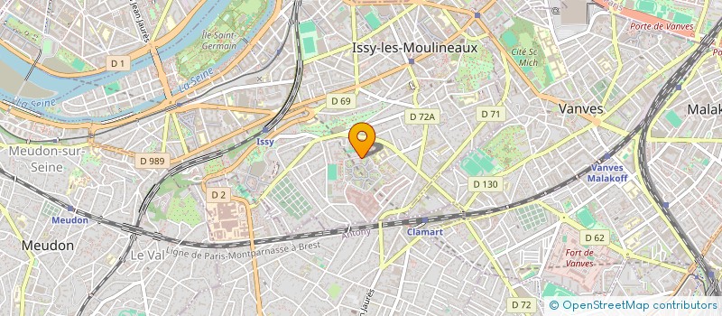 localisation de l'entreprise MONSIEUR ATEF BANGA à ISSY-LES-MOULINEAUX