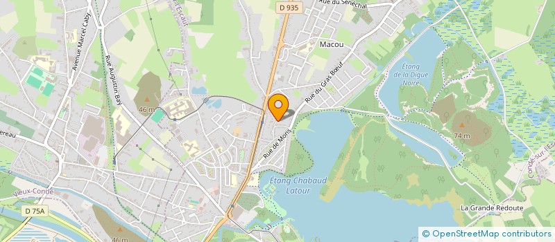 localisation de l'entreprise MONSIEUR ATEF BEL HADJ  CONDE-SUR-L'ESCAUT