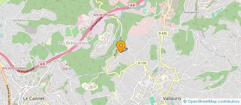 localisation de l'entreprise MONSIEUR ATEF BEN ABDELJELIL à VALLAURIS