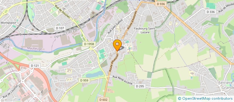 localisation de l'entreprise MONSIEUR ATEF BOUCHOUICHA  LOUVROIL