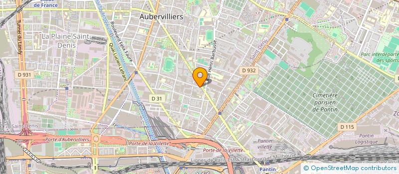 localisation de l'entreprise MONSIEUR ATEF BOUHEMHEM  AUBERVILLIERS