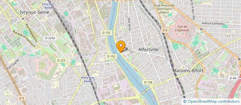 localisation de l'entreprise MONSIEUR ATEF DADOUH à ALFORTVILLE