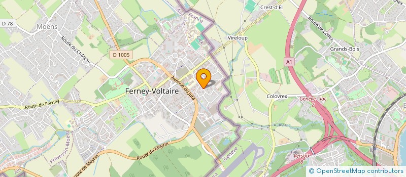 localisation de l'entreprise MONSIEUR ATEF HAFFOUDHI à FERNEY-VOLTAIRE