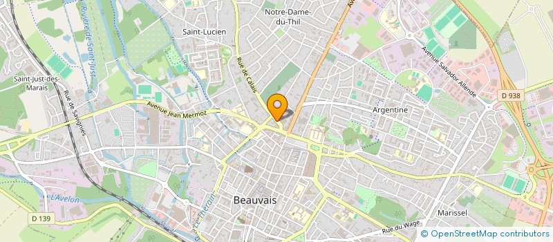 localisation de l'entreprise MONSIEUR ATEF HASNI  BEAUVAIS