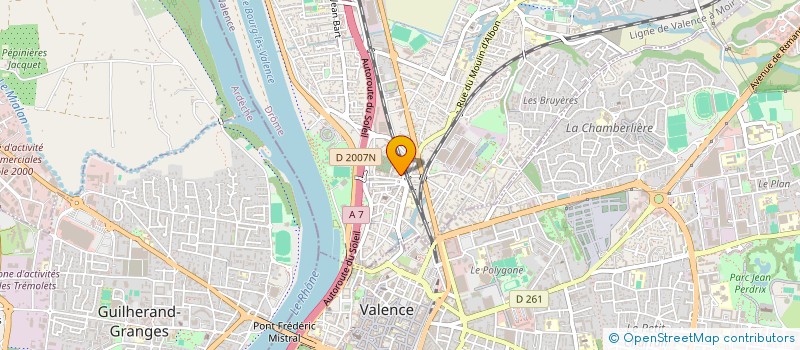 localisation de l'entreprise MONSIEUR ATEF HOUACHRI  BOURG-LES-VALENCE