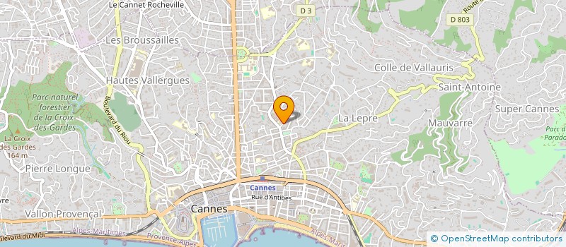 localisation de l'entreprise MONSIEUR ATEF MERIEM à CANNES