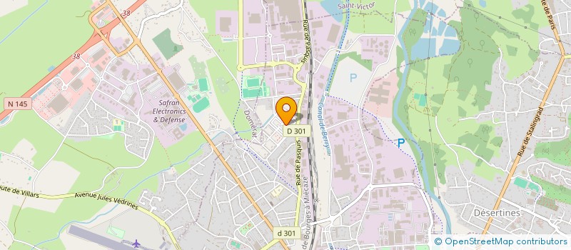 localisation de l'entreprise MONSIEUR ATEF SBAI  MONTLUCON