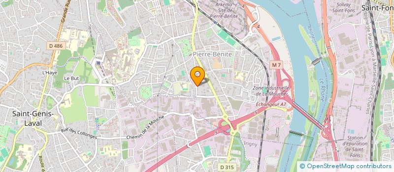 localisation de l'entreprise MONSIEUR ATEF YAHIA  OULLINS-PIERRE-BENITE