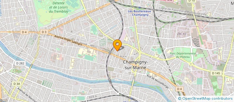 localisation de l'entreprise MONSIEUR ATEF ZARROUK à CHAMPIGNY-SUR-MARNE