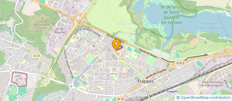 localisation de l'entreprise MONSIEUR ATEF ZENATI  TRAPPES