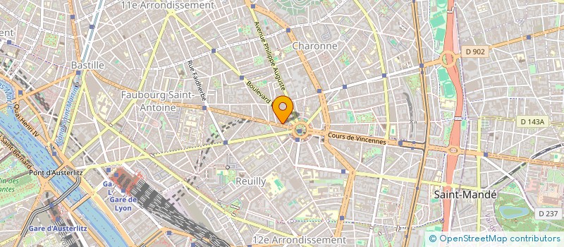 localisation de l'entreprise MONSIEUR ATEFF BOUSSAA  PARIS 11