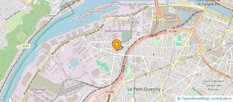 localisation de l'entreprise MONSIEUR ATEFULLAH MAQSOODI à LE PETIT-QUEVILLY