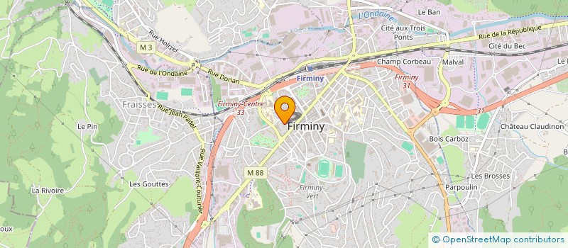 localisation de l'entreprise MONSIEUR ATEM GMIZA  FIRMINY