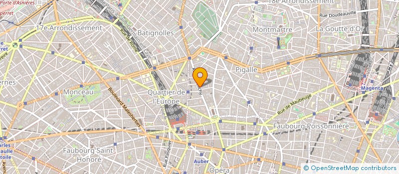 localisation de l'entreprise MONSIEUR ATHANASE SODJIEDO  PARIS