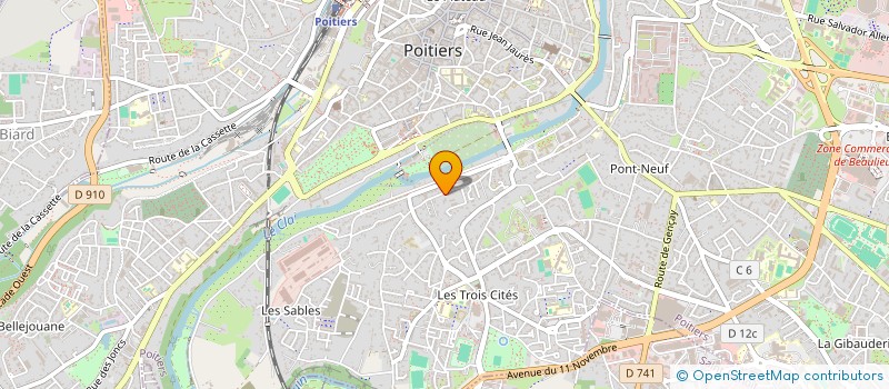 localisation de l'entreprise MONSIEUR ATHANASSIOS VASSILIOU OU VASILEIOU à POITIERS