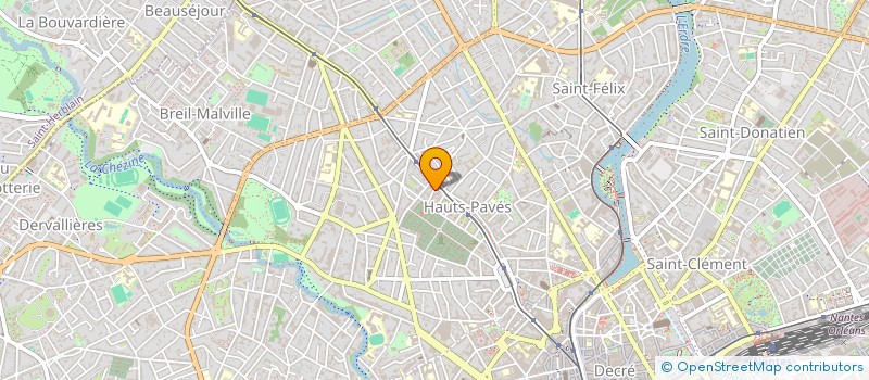 localisation de l'entreprise MONSIEUR ATHEBI YAO à NANTES